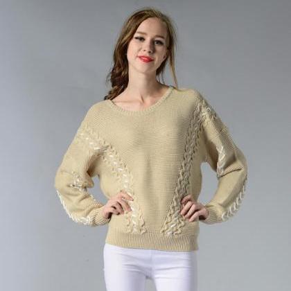 Fshion Loose Pullover Sweater
