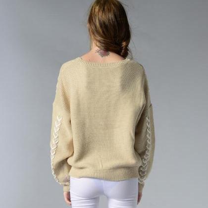Fshion Loose Pullover Sweater