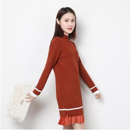 Women's Long Sleeve Knitted Casual..