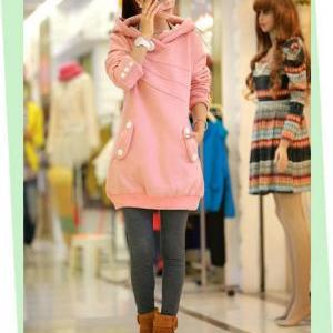 Sweet Thick Girl's Sweater - Pink
