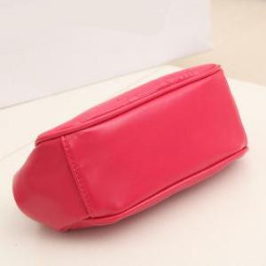 Fashion Crocodile Bags Clutch Handbag-rose