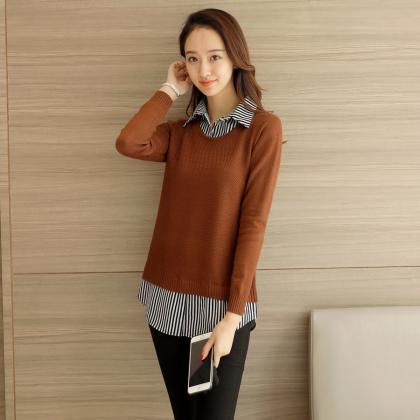 Woman Spring Long Sleeve Sweater 4 Colors