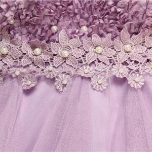Beading Flower Mini Bridesmaid Dress Design The..
