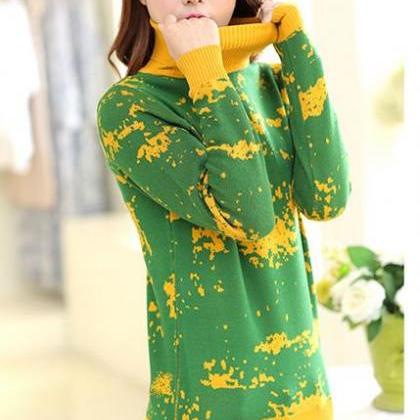 Fashion Women Slim Pullover Knitted Sweater Casual..