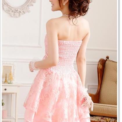 Lovely Beige Short Bridesmaid Dresses Charming..