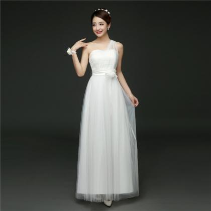 Convertible Long Bridesmaid Wedding Party Dress -..