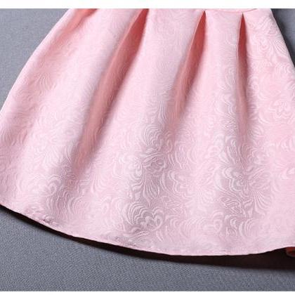 Pink Women Sleeveless Vest Dress