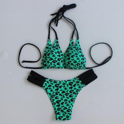 Sexy Summer Swimsuit Swimwear Bikini - Green