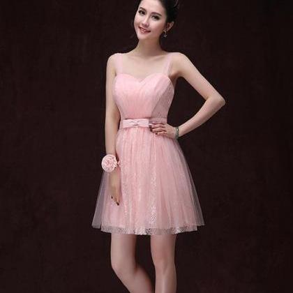 Sweet Pink Color Women Ball Gown Party Dresses..