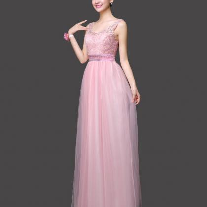Sweet Pink Color Women Ball Gown Party Dresses..