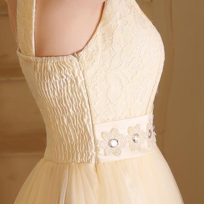 Women Elegant Patchwork A-line Dress Bridesmaid..