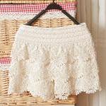 Hollow Lace Shorts