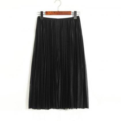Women Maxi Pleated Skirt 3 Colors on Luulla