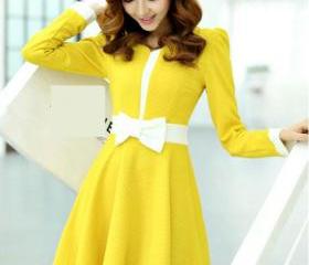 Slore Ls O Neck Dress Frosted Almond
