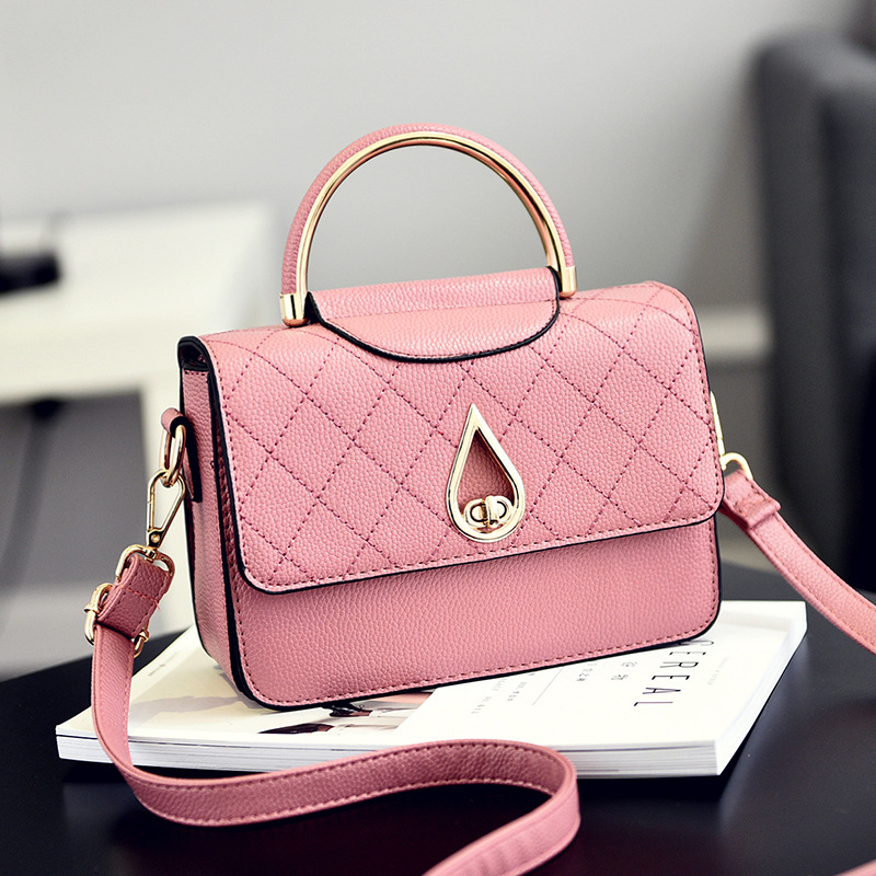 Women Shoulder Mini Bag New Leather Fashion Small Handbag - Pink