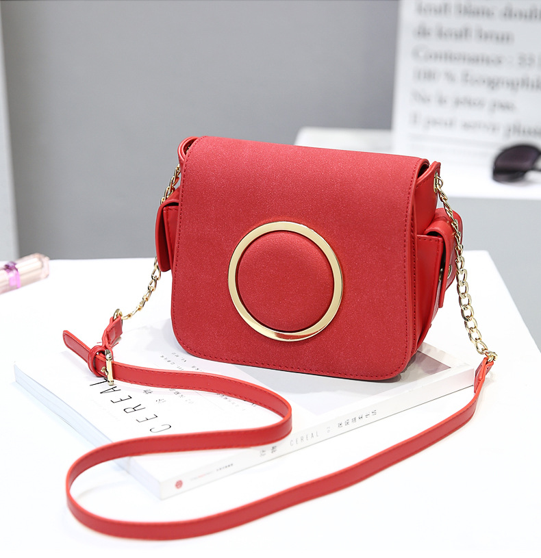 Women Messenger Shoulder Small Mini Bag - Red