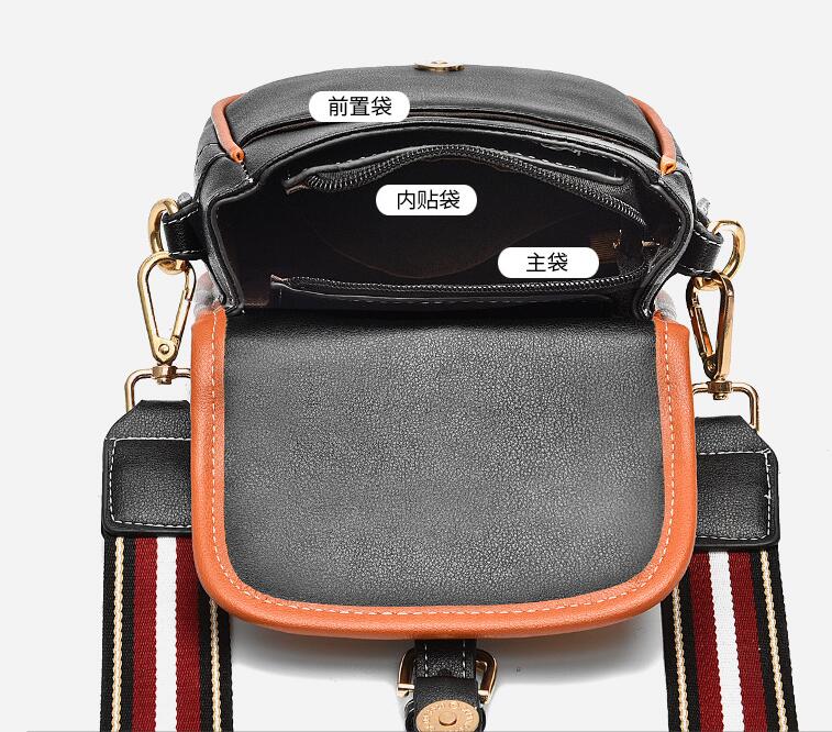 Fashion Women Mini Pu Leather Shoulder Bag - Black on Luulla