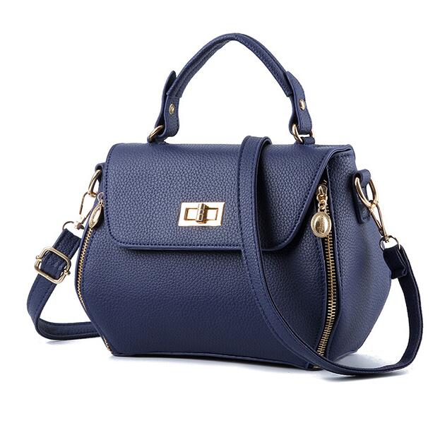 navy blue small handbag