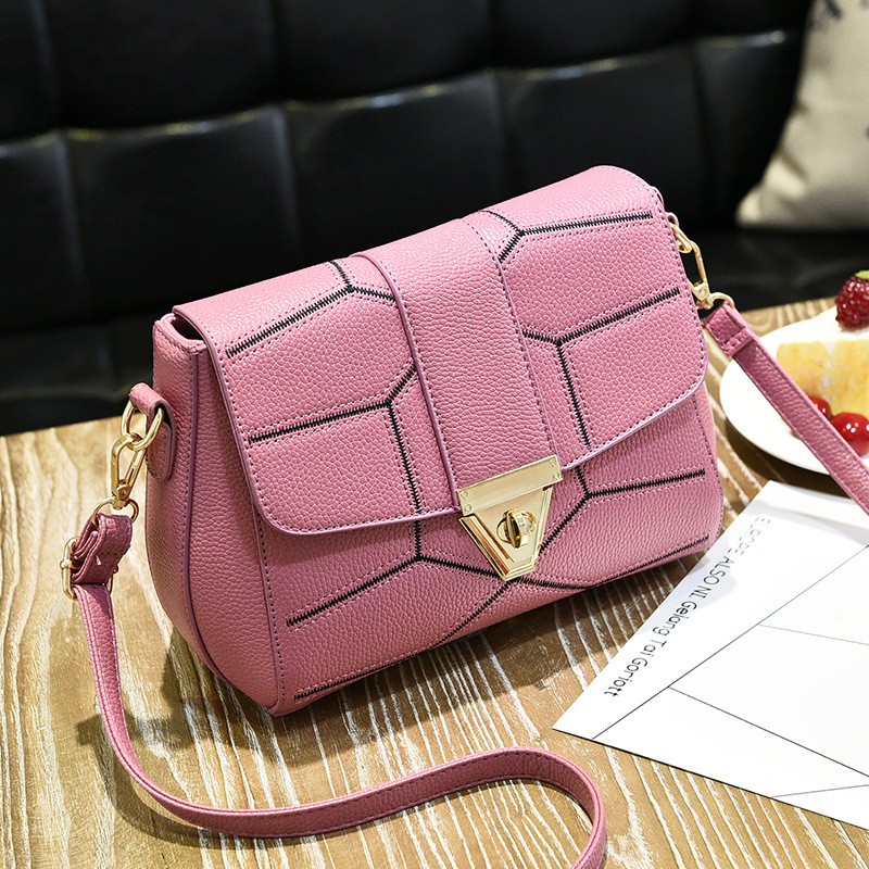 Female Bag Crossbody Bag Fashion Shoulder Handbag - Pink