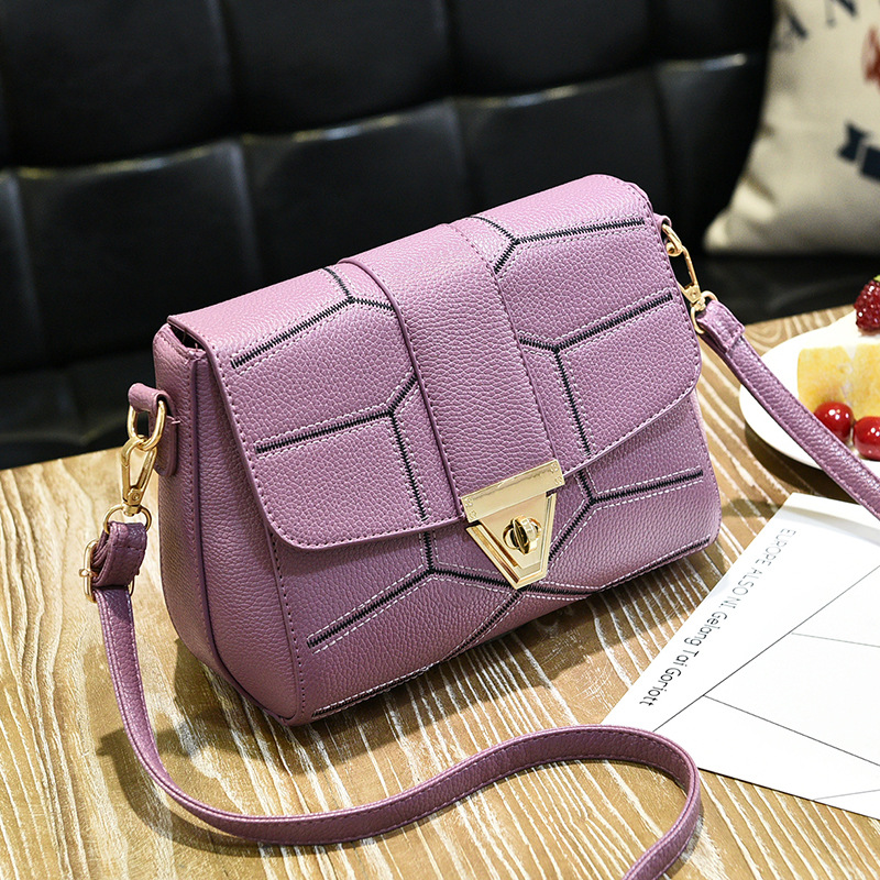 Female Bag Crossbody Bag Fashion Shoulder Handbag - Purple