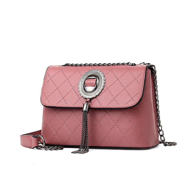 Women Elegant Handbag Shoulder Bag Tote Messenger Bag - Pink