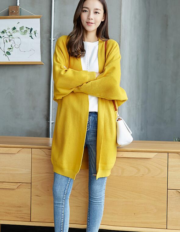 GUILA CARDIGAN IN YELLOW MUSTARD main image 0