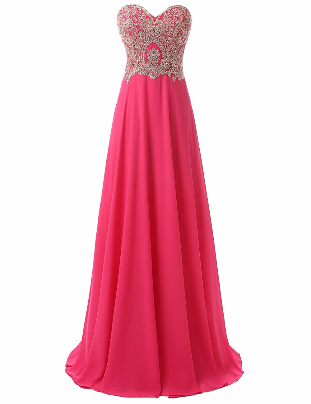 Elegant Evening Dress Long Beading Prom Dress Formal Party Gown