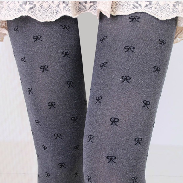 Sweet Bow Pantyhose Stockings For Women