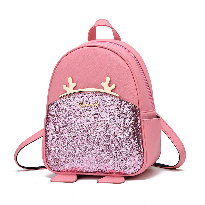 Sequel School Backpacks Women Bag Women Backpack Lovely Girls School Bags Ladies Bag - Pink