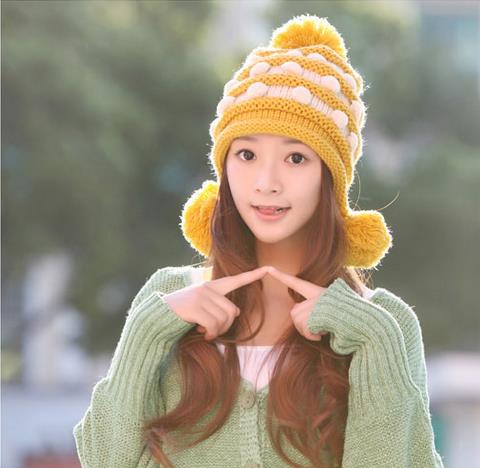 Hot Selling,autumn And Winter Women's Knitted Hat