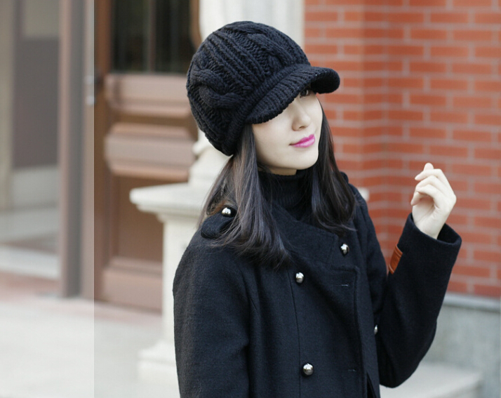 Fashion Autumn And Winter Women's Knitted Hat 