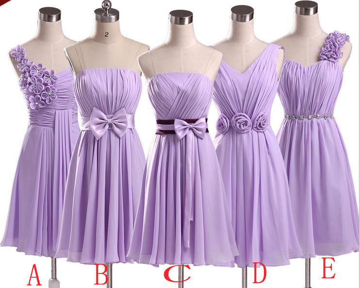 Nice Purple Evening Party Prom Dress Bridesmaid Wedding Dress