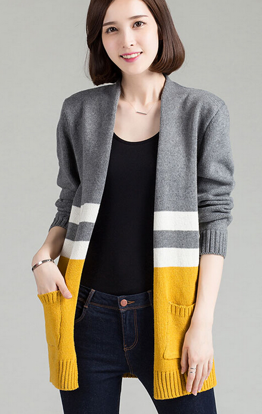 Winter Spring Cardigans Women Fashion Long Cardigan Sweaters For Ladies