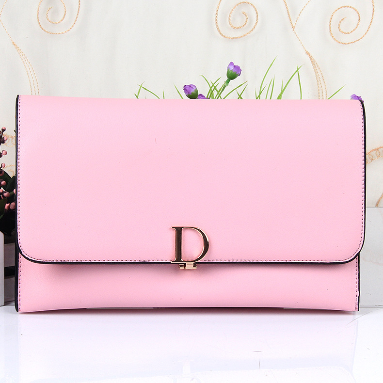 Women PU Leather Small Shoulder Handbag Crossbody Messenger Bag Satchel Purse - Pink