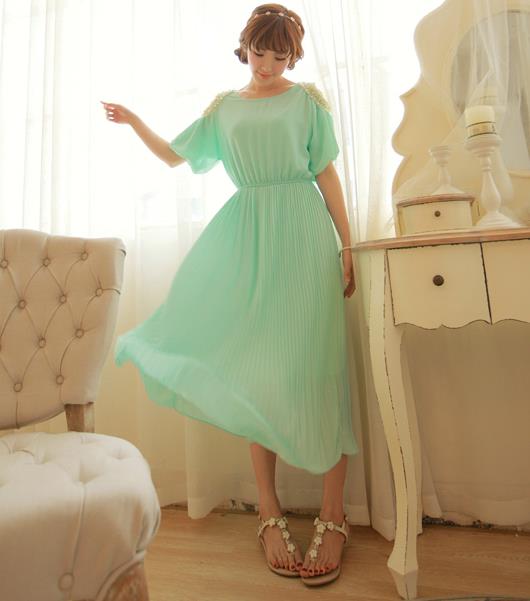 Luxurious Gold Sleeveless Sequin Beaded Pleated Long Prom Dress Evening Dress