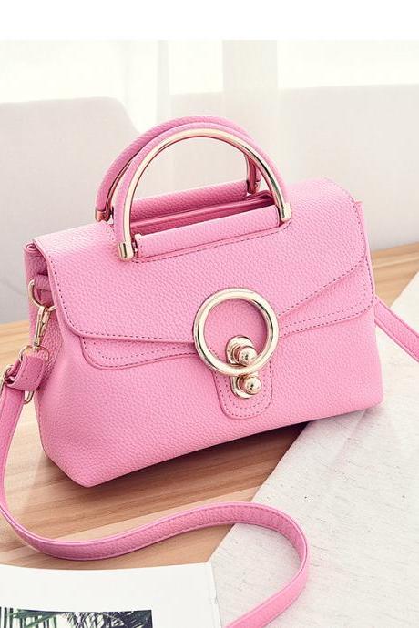 New Fashion Mini Women Bags Ladies Crossbody Shoulder Messenger Bags - Pink