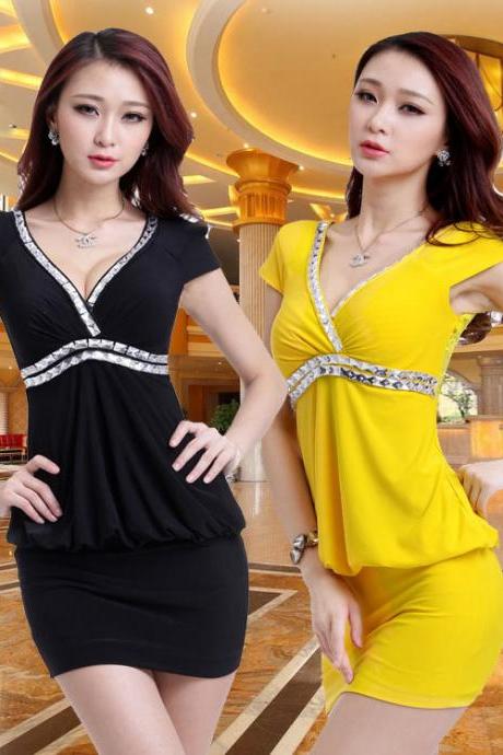 Women Sexy Summer Party Dress 4 Colors