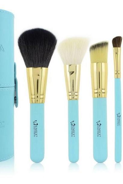 7pcs Blue Goat Makeup Brushes set 