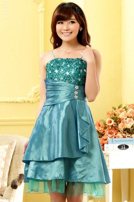 Hot Sale High Quality Fashion New Crystal Decoration Women's Evening Formal Party Dress