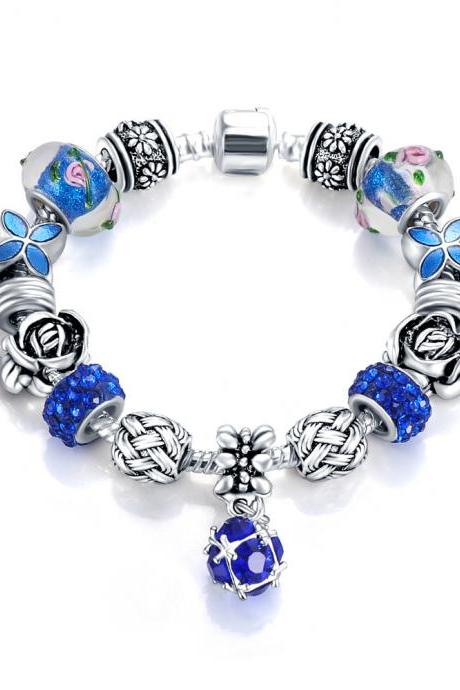 Fashion Crystal Charm Bracelet