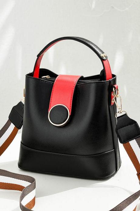 Sweet Women Mini Shoulder Bag Fahion Cross handbag - Black
