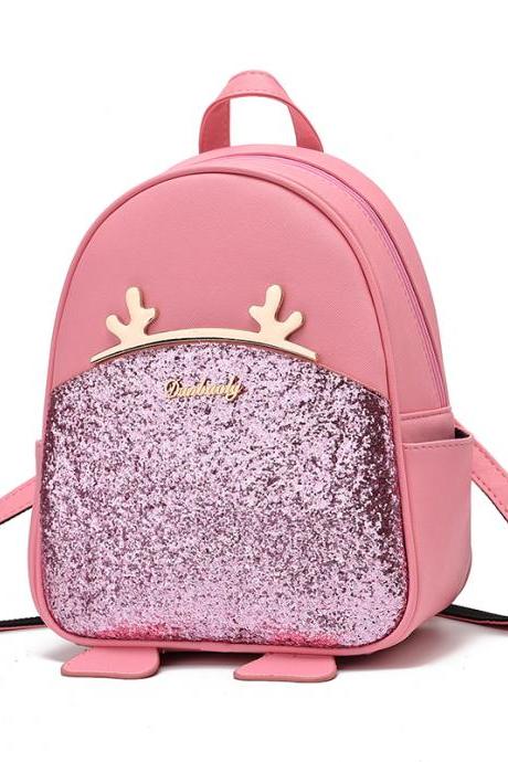 Sequel School Backpacks Women Bag Women Backpack Lovely Girls School Bags Ladies Bag - Pink