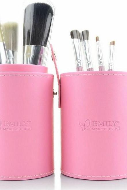 7pcs Pink Goat Makeup Brushes set