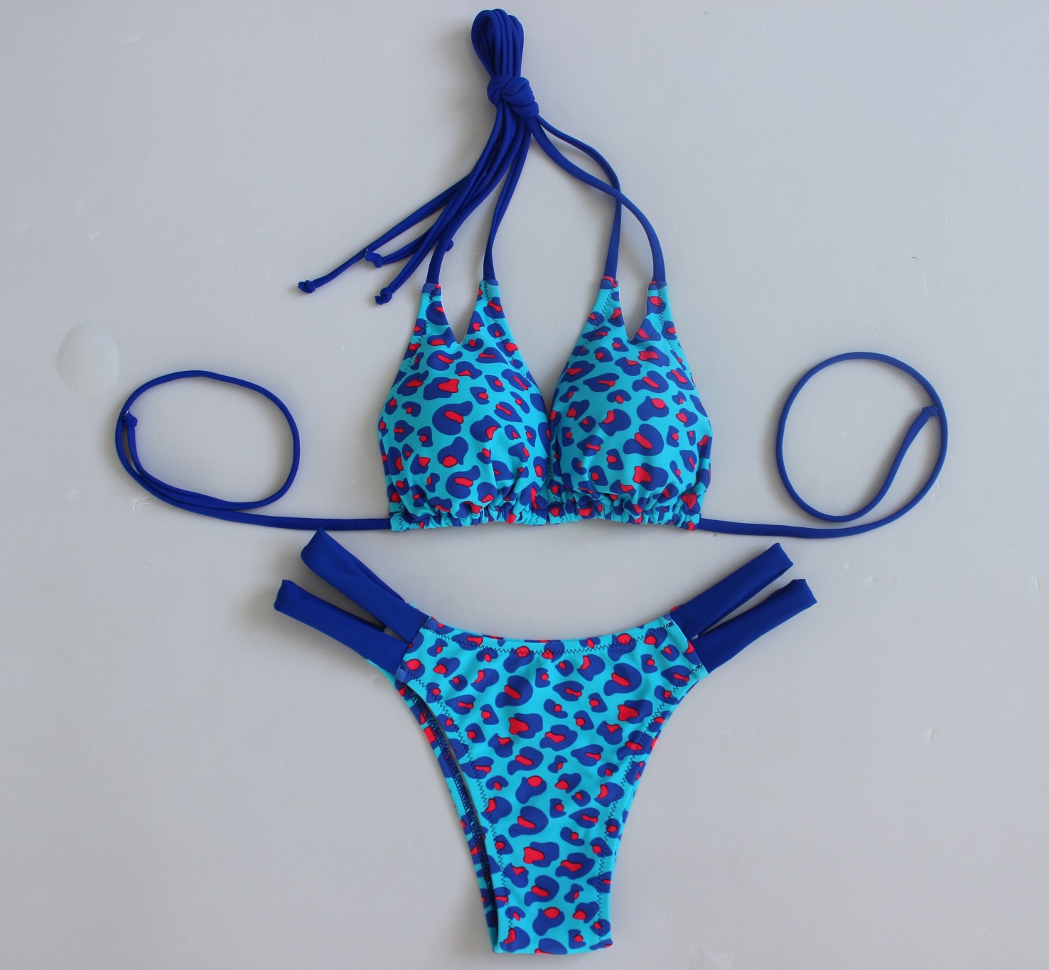 Sexy Summer Swimsuit Swimwear Bikini - Blue on Luulla